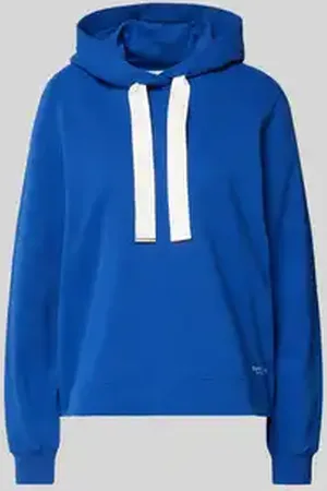 Marc O’ Polo Relaxed fit hoodie van puur katoen met gepeacht oppervlak