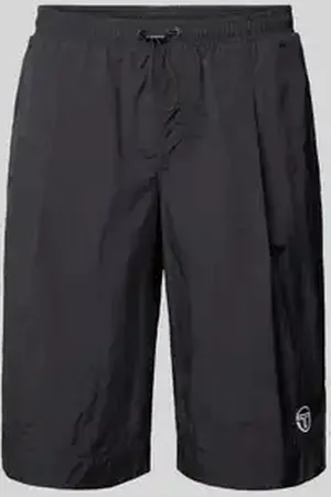 Sergio Tacchini Regular fit korte broek met bandplooien, model 