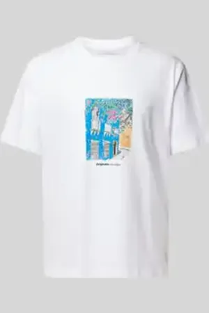 JACK & JONES T-shirt met motiefprint, model 