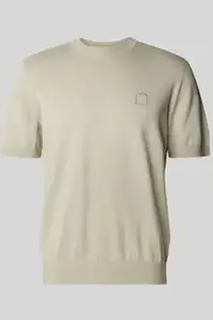 HUGO BOSS T-shirt met labelbadge, model 