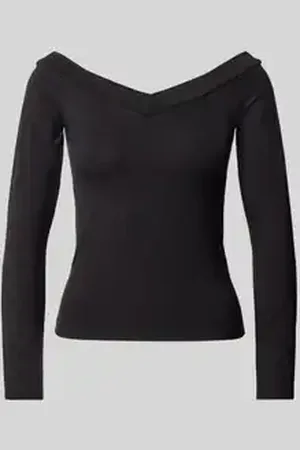 Pieces® Regular fit shirt met lange mouwen met viscose, model 