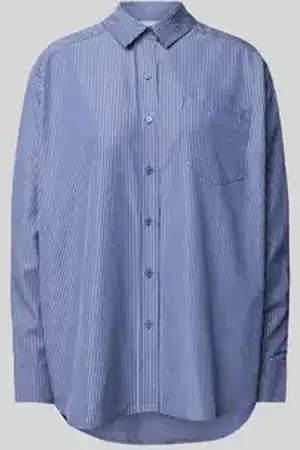Neo Noir Overhemdblouse met knoopsluiting, model 