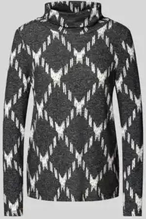 Street one Shirt met lange mouwen met coltrui