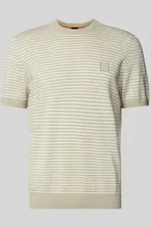 HUGO BOSS T-shirt met labelbadge, model 