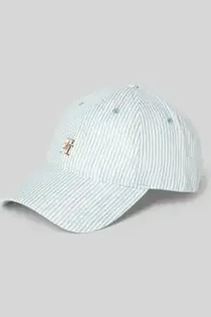 Tommy Hilfiger Baseballpet van zuiver linnen met logo-applicatie