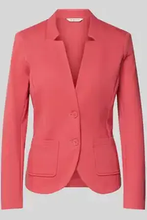 TOM TAILOR Regular fit blazer met katoen