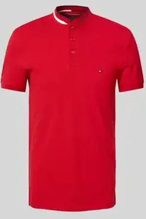 Tommy Hilfiger Slim fit poloshirt met opstaande kraag, model 