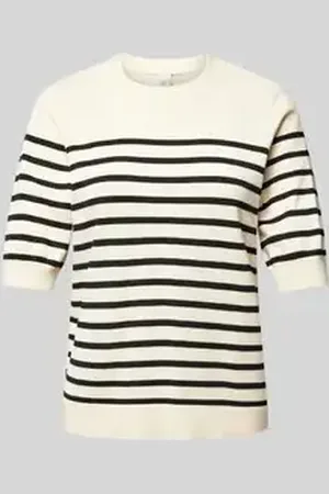Y.A.S Gebreide pullover met 1/2-mouwen, model 