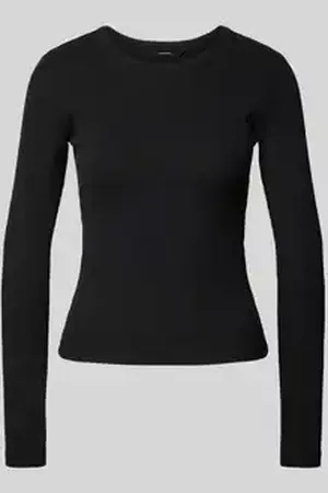 VERO MODA Slim fit shirt met lange mouwen met katoen, model 