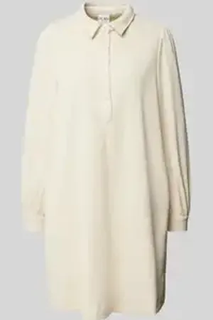 Ichi Corduroy jurk met knoopsluiting, model 