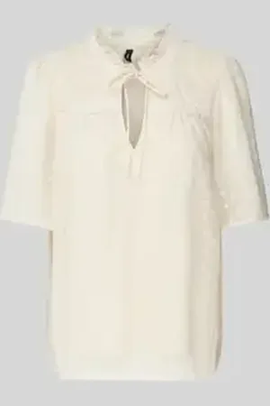 VERO MODA Regular fit blouse met kantdetail, model 