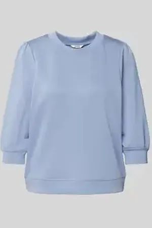 mbyM Sweatshirt van viscosemix met 3/4 mouwen, model 