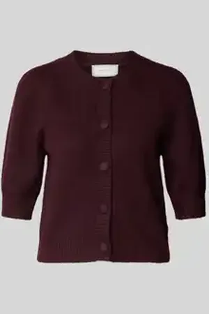Neo Noir Gebreid jack met knoopsluiting, model 