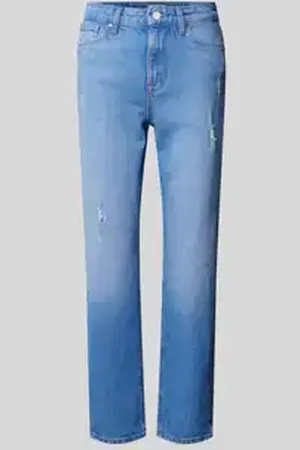 ONLY Straight fit jeans van katoen met hoge taille, model 