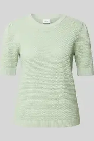 VILA Gebreide pullover met ribboorden, model 