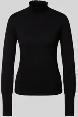 Opus Gebreide pullover met opstaande kraag, model 