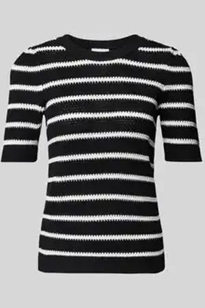 VILA Gebreide pullover met ribboorden, model 