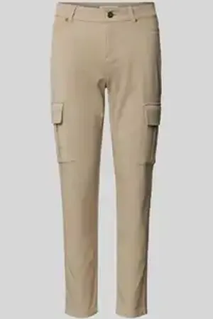 Christian Berg Skinny fit cargobroek met riemlussen
