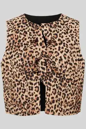 Pieces® Regular fit gilet van puur viscose, model 