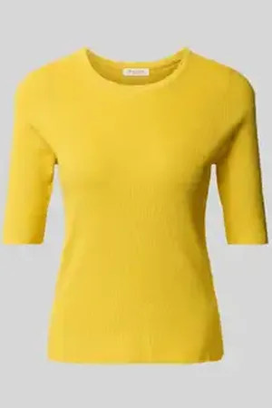 Christian Berg Gebreide pullover met geribde ronde hals