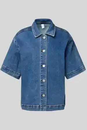 Y.A.S Regular fit jeansblouse met 1/2-mouwen, model 