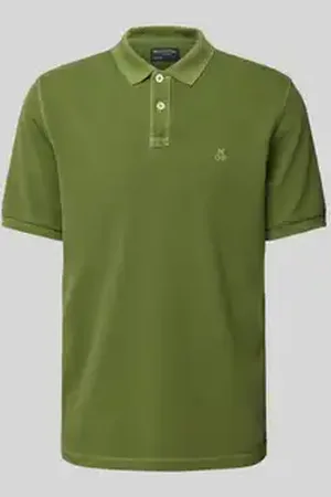 Marc O’ Polo Regular fit poloshirt van puur katoen met logostitching