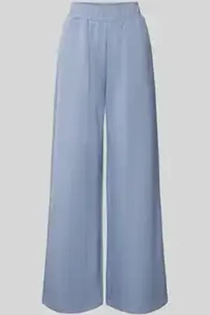 mbyM Wide leg stoffen broek met steekzakken, model 