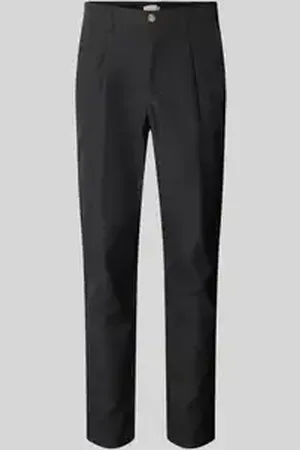 Colours & Sons Tapered fit chino met bandplooien