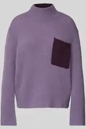 Luisa Cerano Gebreide pullover met borstzak