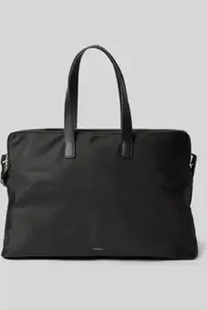 Calvin Klein Laptoptas met labelapplicatie, model 