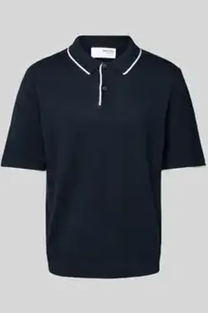 SELECTED Poloshirt met 1/2 mouwen, model 