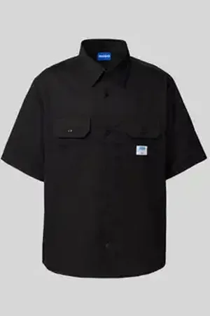 Hugo Blue Vrijetijdsoverhemd met borstzak, model 