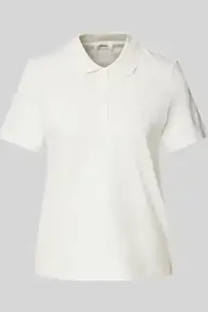QS by s.Oliver Regular fit poloshirt van katoenmix