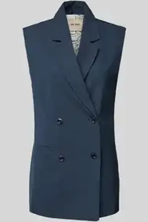 Mos Mosh Gilet met strookzakken, model 