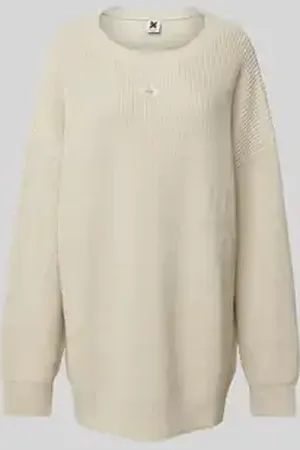 Karo Kauer Oversized gebreide pullover met labeldetail