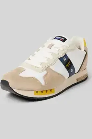 Blauer Sneakers met vetersluiting, model 