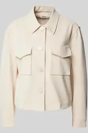 QS by s.Oliver Relaxed fit jack van structuur-jersey