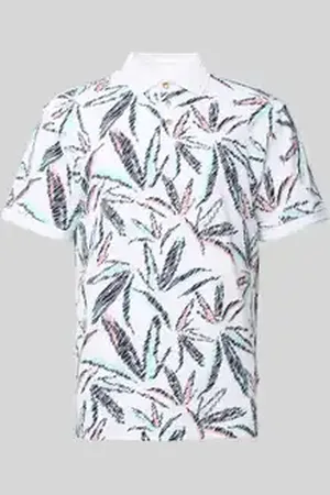 TOM TAILOR Regular fit poloshirt van een mix van katoen en elastaan