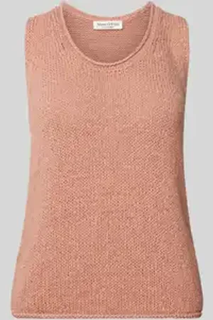 Marc O’ Polo Regular fit gebreide tanktop van katoenmix