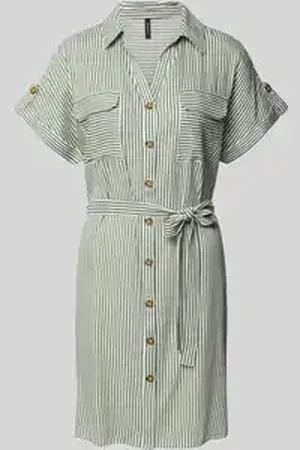 VERO MODA Getailleerde mini-jurk van pure viscose, model 