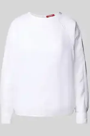 Max Mara Blouse met ronde hals, model 