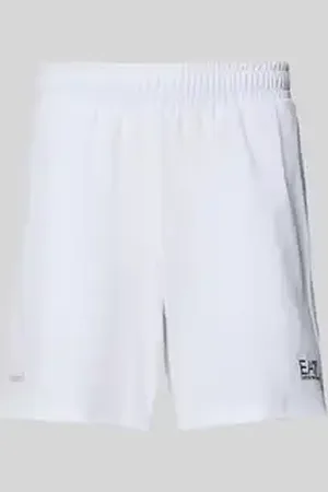 EA7 Sweatshorts met elastische band