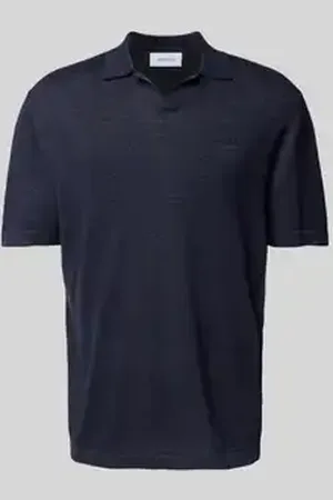 Les Deux Relaxed fit poloshirt met V-hals, model 