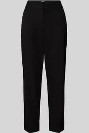 Christian Berg Tapered fit stoffen broek met elastische band