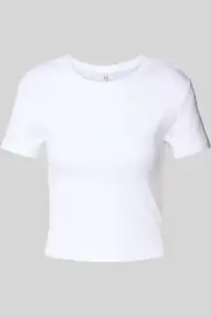 ONLY Slim fit T-shirt van puur katoen, model 