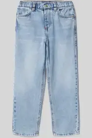 TOM TAILOR Loose fit wide leg jeans van puur katoen
