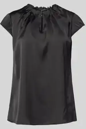 Comma, Blouseshirt met platte plooien