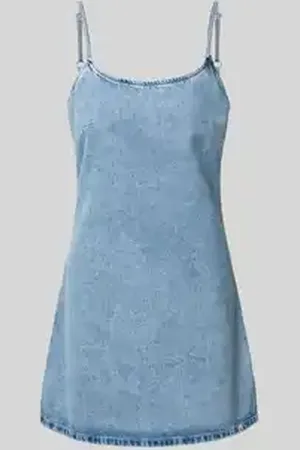 Calvin Klein Jeansjurk met verstelbare bandjes. model 