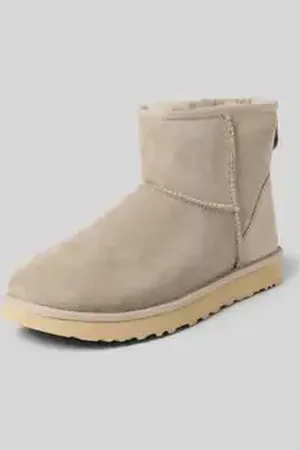 UGG Leren laarzen met labelbadge, model 
