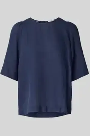 Seidensticker Regular fit linnen blouseshirt met 1/2-mouwen